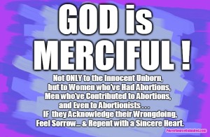 God is Merciful even to Abortionists 1-30-2016